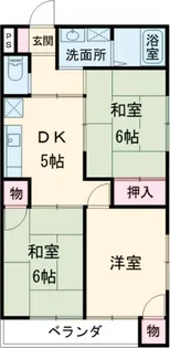 コーポレイメイ【2階】の間取り