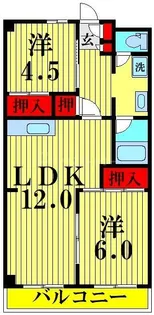 渋谷コート3号館【2階】の間取り