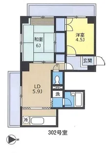 代々木伊藤ローヤルコーポ【3階】の間取り