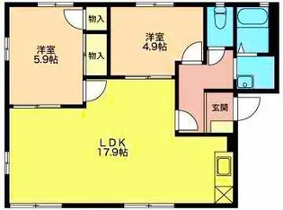 ボナールハイツ【1階】の間取り