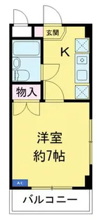田端シティークレスト【4階】の間取り