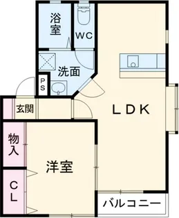 リシャールI【2階】の間取り
