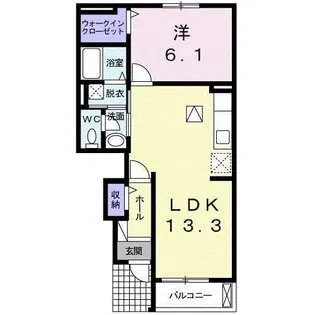 アリエーテ【1階】の間取り