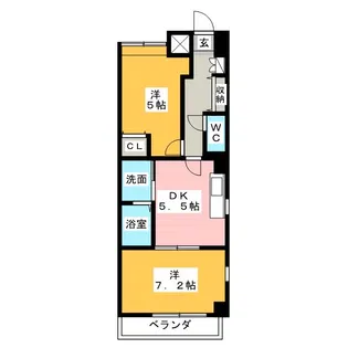 プレジール・ニナ【3階】の間取り