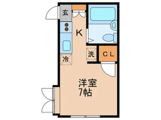 ハイムくすのき【1階】の間取り