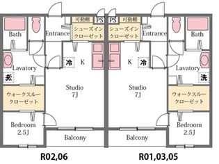 フェリーチェSt.【1階】の間取り