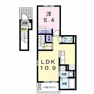 グランメゾン N【2階】の間取り