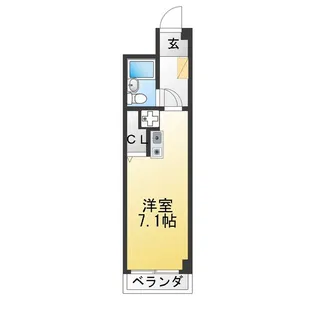 ガーデンコート湯島【6階】の間取り
