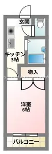 ブラウンハイツ7【4階】の間取り