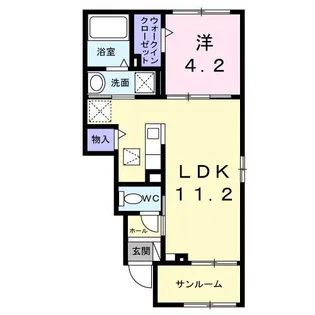 アリビオ 25【1階】の間取り