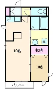ノーブル志木【3階】の間取り