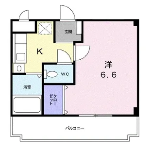 メゾンコンフォート【1階】の間取り