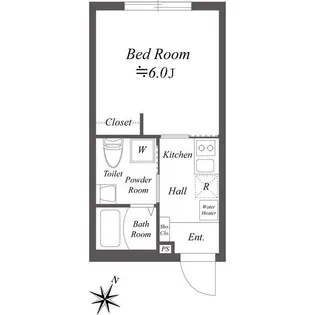 IMEX白金【5階】の間取り