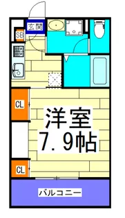 リブリ・マノアフォールズ【3階】の間取り