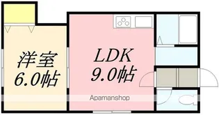 ハチサンマンション柏木【2階】の間取り