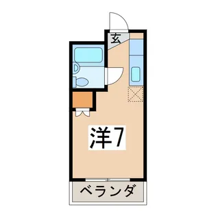 フジパレスマンション【4階】の間取り