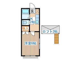 サンハイツ【2階】の間取り