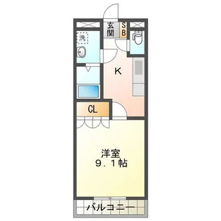 マリンガーデン【2階】の間取り