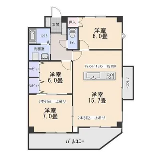 ハイムビーオール【1階】の間取り