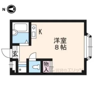 トロワシス【2階】の間取り