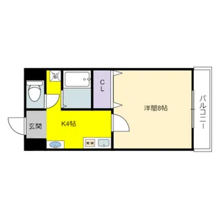 ブローニュ神山【3階】の間取り