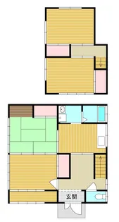 茨城県石岡市石岡【一戸建】の間取り