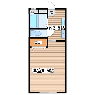 Rising Sun【1階】の間取り