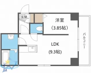 札幌レジデンス植物園【4階】の間取り