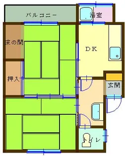 今治マンション【1階】の間取り