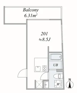 trias441【4階】の間取り