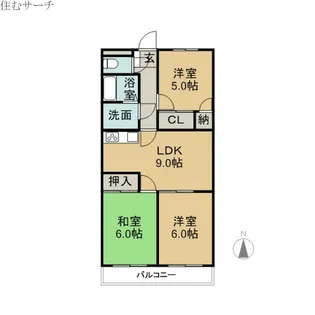 サフィニア・F【3階】の間取り