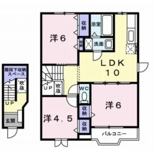 ドルチェ・マンダリーノ【2階】の間取り