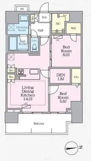 ラグゼナ八王子寺町【9階】の間取り