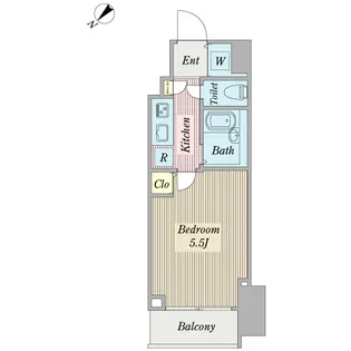 プロシード新横浜【7階】の間取り