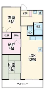 323BLD【3階】の間取り
