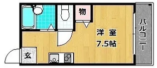 シャンテー中宮I【4階】の間取り