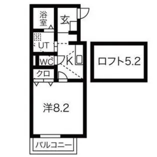 大阪府堺市北区東雲東町2【アパート】の間取り