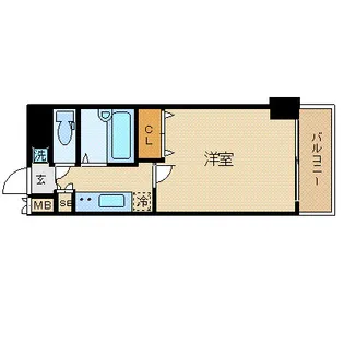 エステムプラザ神楽坂North Residence【2階】の間取り