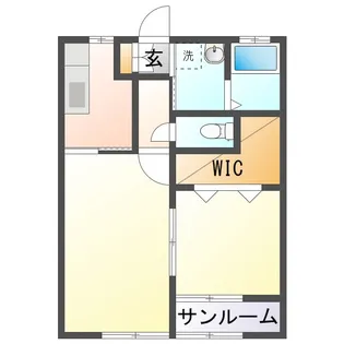 ロータス A棟【1階】の間取り