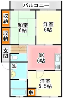 メゾンドマルシェ【1階】の間取り