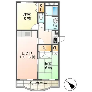 パレンティーア【3階】の間取り