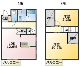 エコハウスマンション四季【1階】の間取り