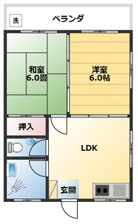 東宝ビル10【2階】の間取り