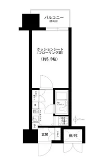 1Kの間取り画像