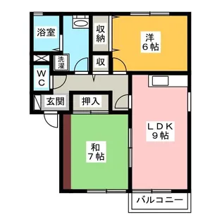 プラザS【1階】の間取り
