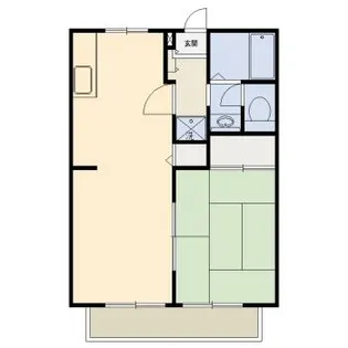 プレミールA棟【1階】の間取り