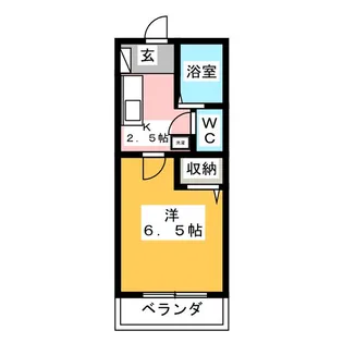 フォレストKI【2階】の間取り