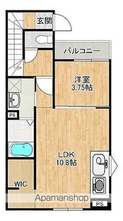 シャインラッシュI【1階】の間取り