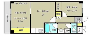 東京都杉並区阿佐谷北5【マンション】の間取り