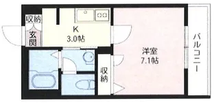 サンメゾン本蓮沼【2階】の間取り